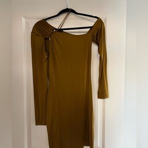 Cushnie et Ochs satin jersey mini dress. Stunning